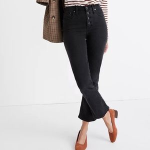 Madewell button fly black jeans 24P